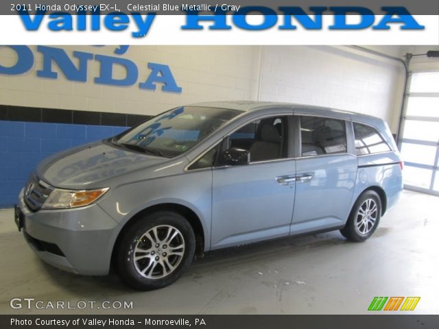 2011 Honda Odyssey EX-L in Celestial Blue Metallic