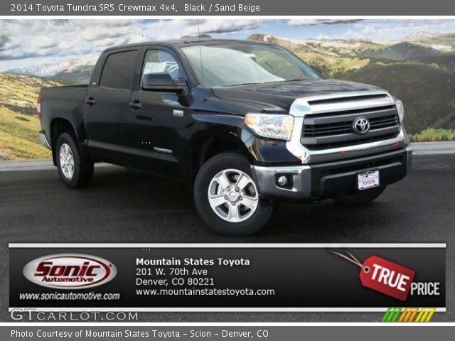 2014 Toyota Tundra SR5 Crewmax 4x4 in Black