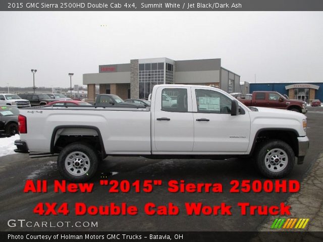 2015 GMC Sierra 2500HD Double Cab 4x4 in Summit White