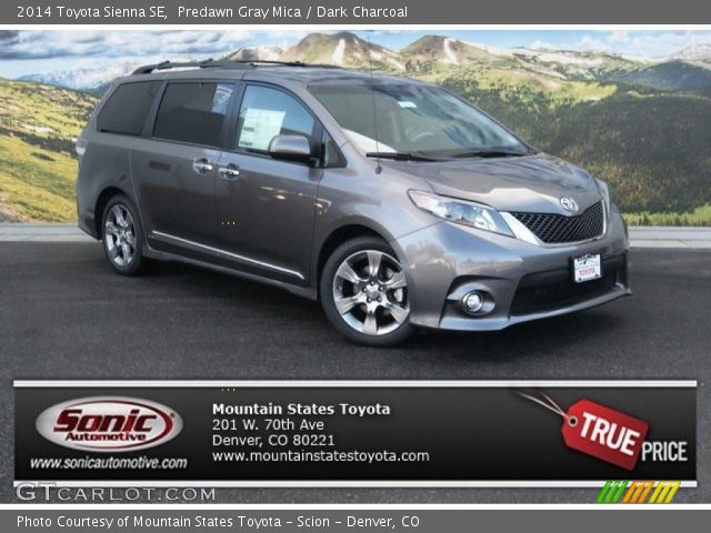 2014 Toyota Sienna SE in Predawn Gray Mica