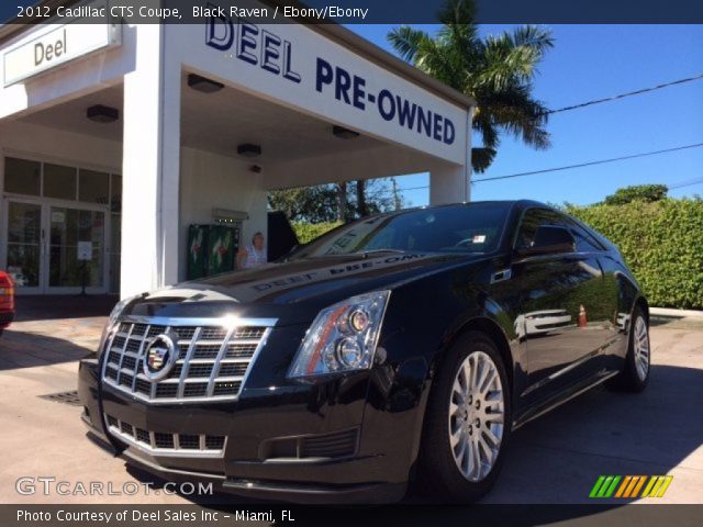 2012 Cadillac CTS Coupe in Black Raven