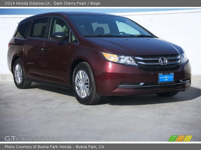 2014 Honda Odyssey LX in Dark Cherry Pearl