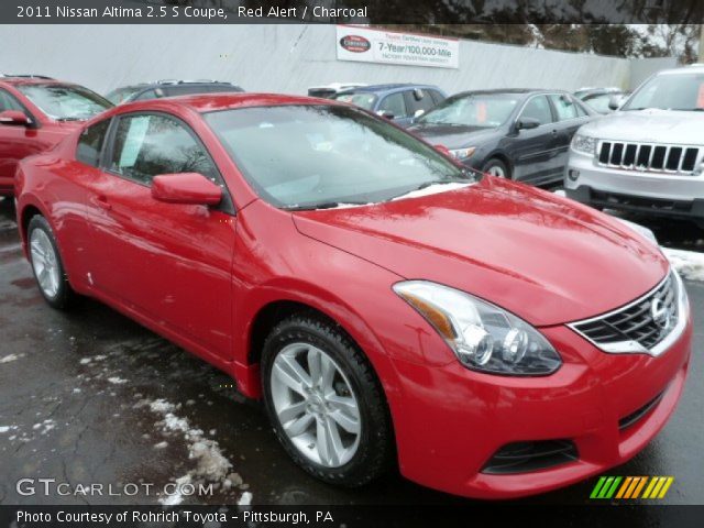 2011 Nissan Altima 2.5 S Coupe in Red Alert