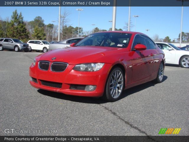 2007 BMW 3 Series 328i Coupe in Crimson Red