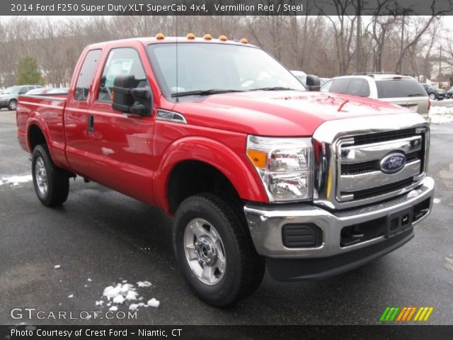 2014 Ford F250 Super Duty XLT SuperCab 4x4 in Vermillion Red