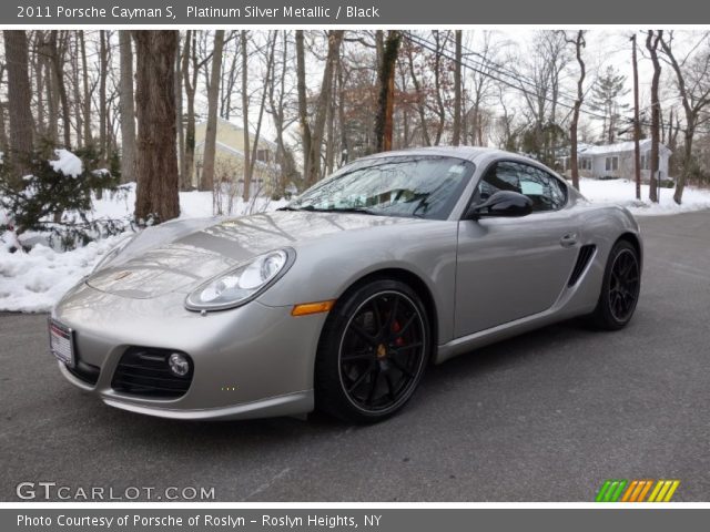 2011 Porsche Cayman S in Platinum Silver Metallic