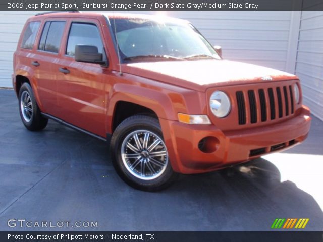 2009 Jeep Patriot Sport in Sunburst Orange Pearl