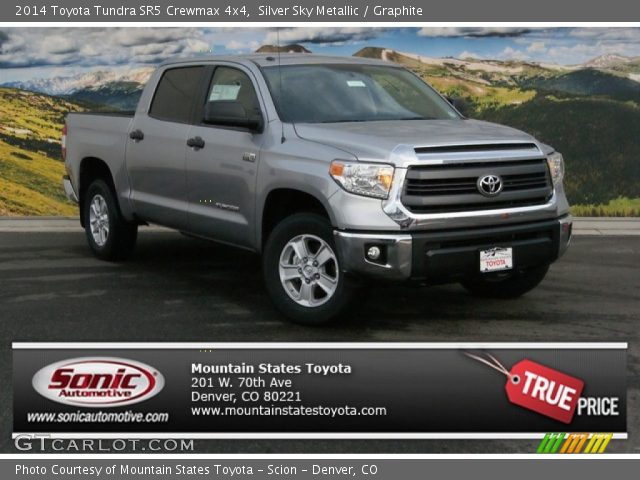 2014 Toyota Tundra SR5 Crewmax 4x4 in Silver Sky Metallic