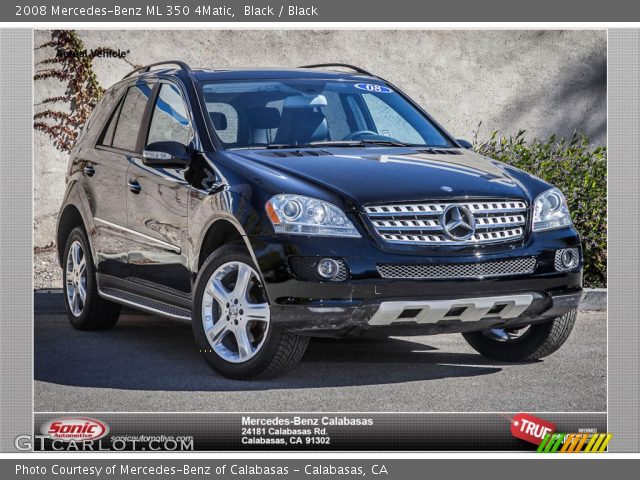 2008 Mercedes-Benz ML 350 4Matic in Black