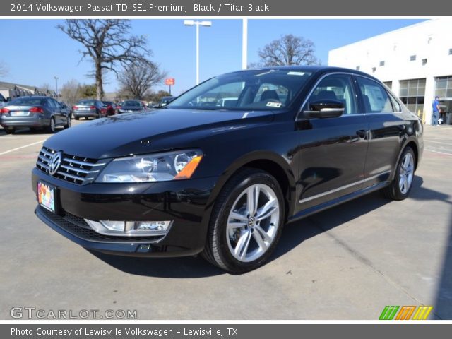 2014 Volkswagen Passat TDI SEL Premium in Black