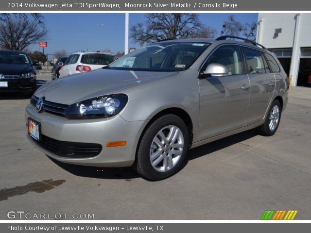 2014 Volkswagen Jetta TDI SportWagen in Moonrock Silver Metallic