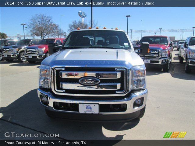 2014 Ford F350 Super Duty Lariat Crew Cab 4x4 Dually in Ingot Silver Metallic