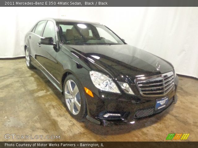 2011 Mercedes-Benz E 350 4Matic Sedan in Black