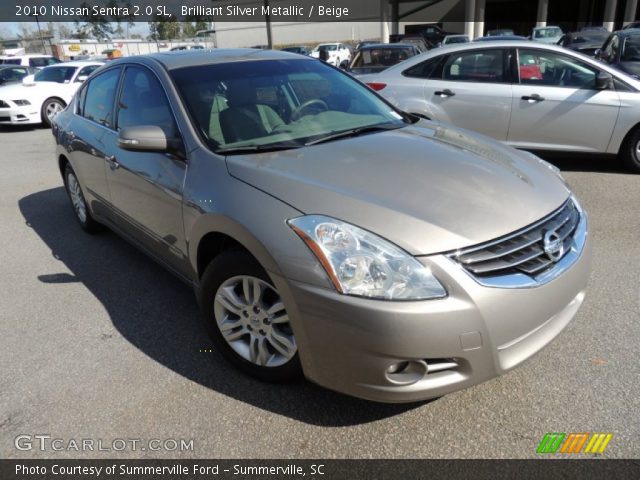 2010 Nissan Sentra 2.0 SL in Brilliant Silver Metallic
