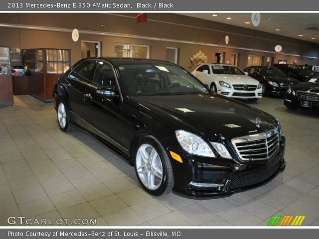 2013 Mercedes-Benz E 350 4Matic Sedan in Black