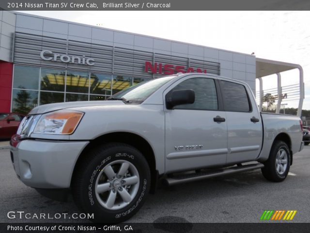 2014 Nissan Titan SV Crew Cab in Brilliant Silver