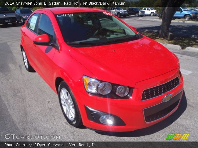 2014 Chevrolet Sonic LT Sedan in Red Hot