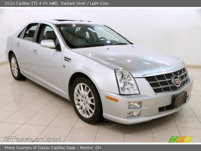 2010 Cadillac STS 4 V6 AWD in Radiant Silver