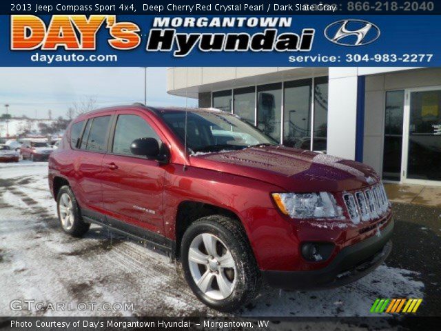 2013 Jeep Compass Sport 4x4 in Deep Cherry Red Crystal Pearl