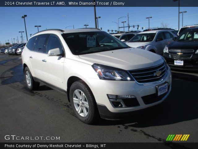 2014 Chevrolet Traverse LT AWD in White Diamond Tricoat