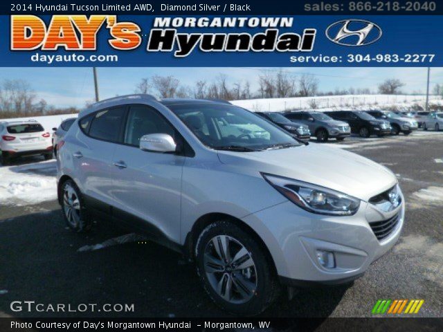 2014 Hyundai Tucson Limited AWD in Diamond Silver