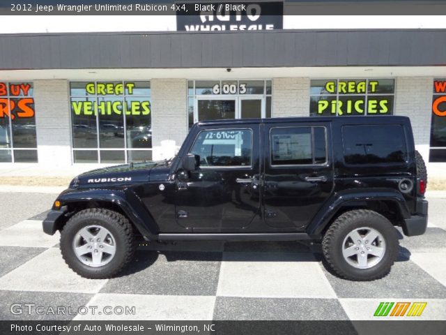 2012 Jeep Wrangler Unlimited Rubicon 4x4 in Black