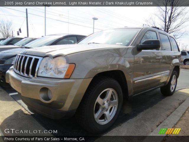 2005 Jeep Grand Cherokee Limited in Light Khaki Metallic