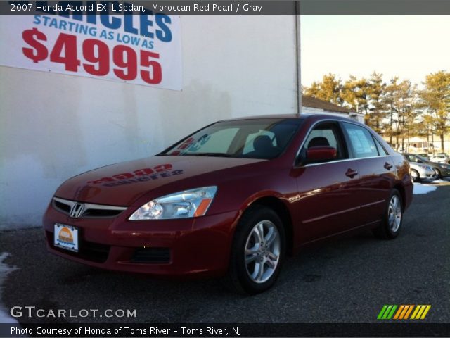 2007 Honda Accord EX-L Sedan in Moroccan Red Pearl
