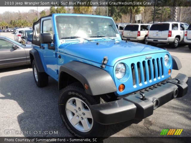 2010 Jeep Wrangler Sport 4x4 in Surf Blue Pearl