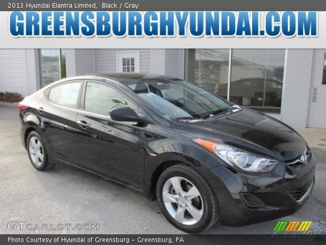 2013 Hyundai Elantra Limited in Black
