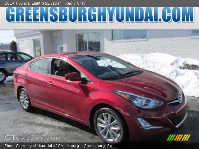 2014 Hyundai Elantra SE Sedan in Red