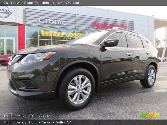 2014 Nissan Rogue SV in Midnight Jade
