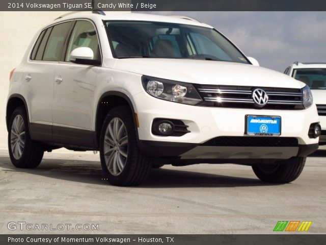 2014 Volkswagen Tiguan SE in Candy White