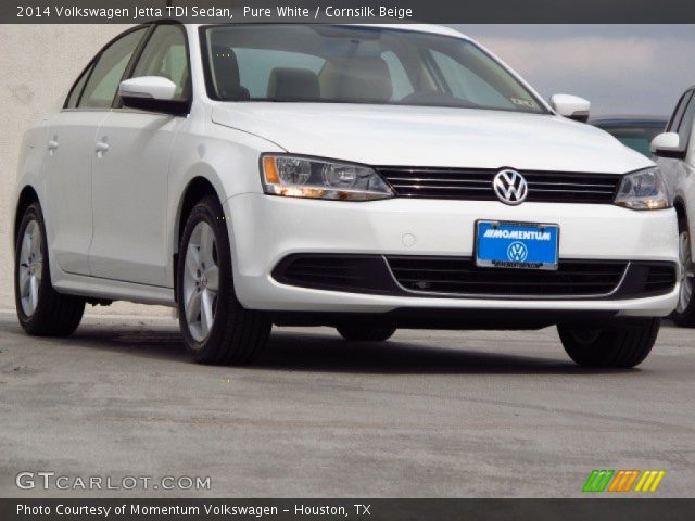 2014 Volkswagen Jetta TDI Sedan in Pure White