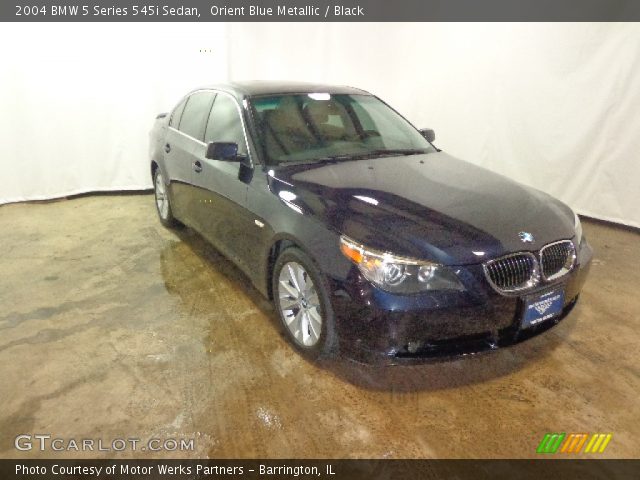 2004 BMW 5 Series 545i Sedan in Orient Blue Metallic