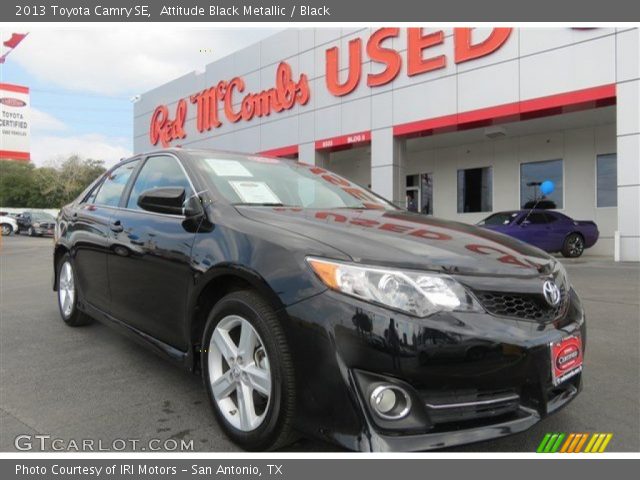 2013 Toyota Camry SE in Attitude Black Metallic