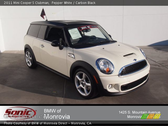 2011 Mini Cooper S Clubman in Pepper White