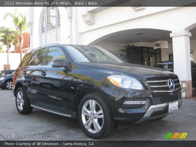 2012 Mercedes-Benz ML 350 4Matic in Black