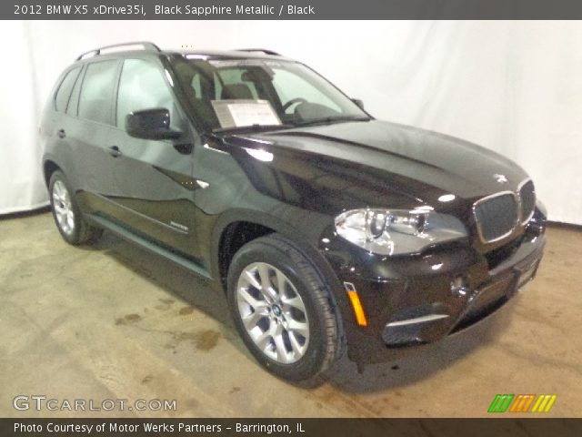 2012 BMW X5 xDrive35i in Black Sapphire Metallic