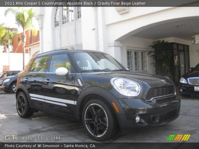 2011 Mini Cooper S Countryman in Absolute Black