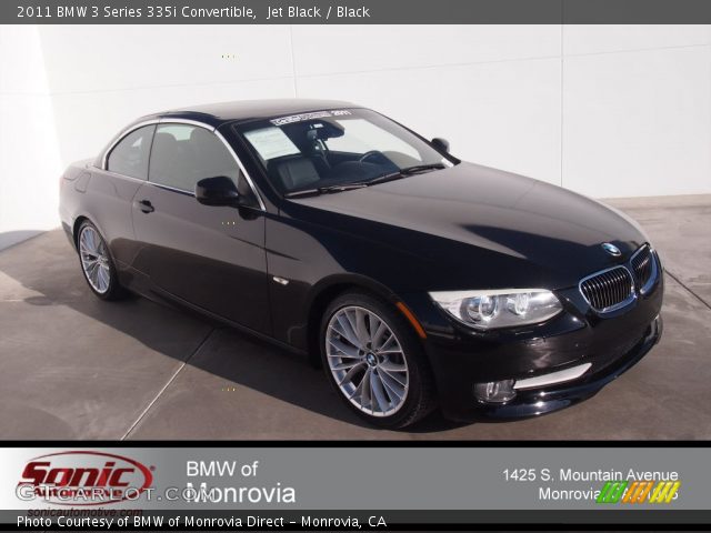 2011 BMW 3 Series 335i Convertible in Jet Black