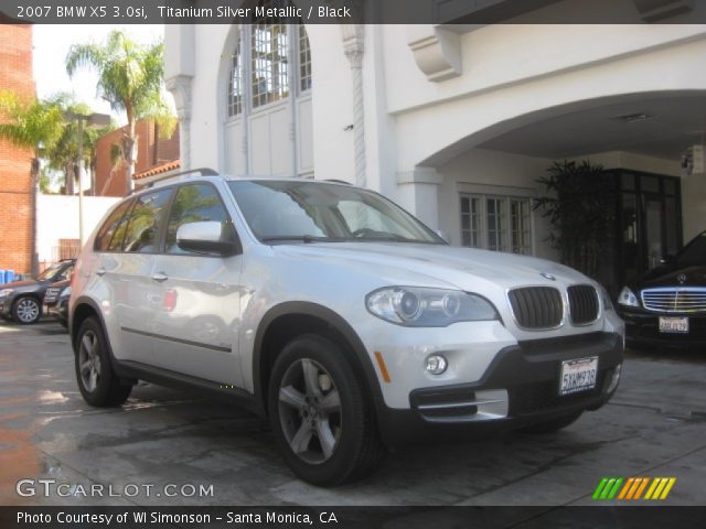 2007 BMW X5 3.0si in Titanium Silver Metallic