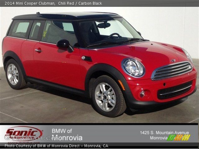 2014 Mini Cooper Clubman in Chili Red