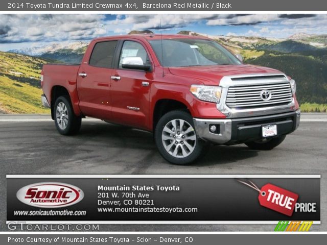 2014 Toyota Tundra Limited Crewmax 4x4 in Barcelona Red Metallic