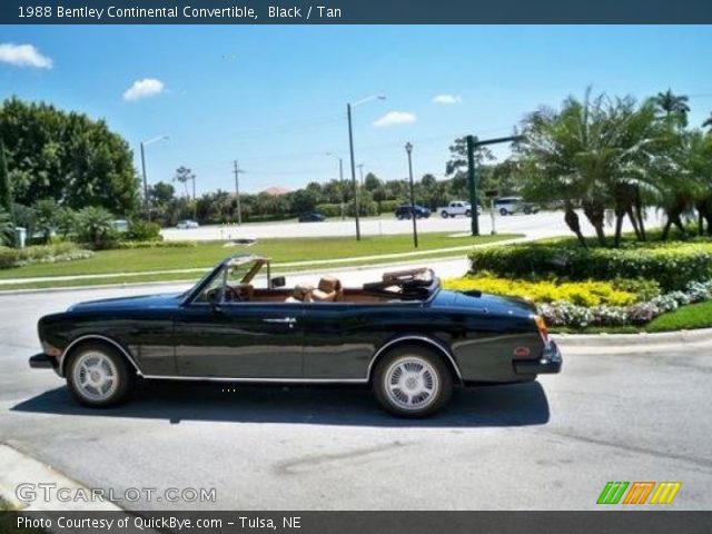 1988 Bentley Continental Convertible in Black