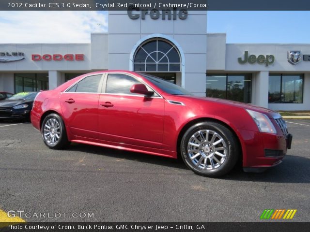 2012 Cadillac CTS 3.0 Sedan in Crystal Red Tintcoat