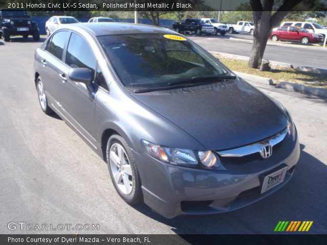 2011 Honda Civic LX-S Sedan in Polished Metal Metallic
