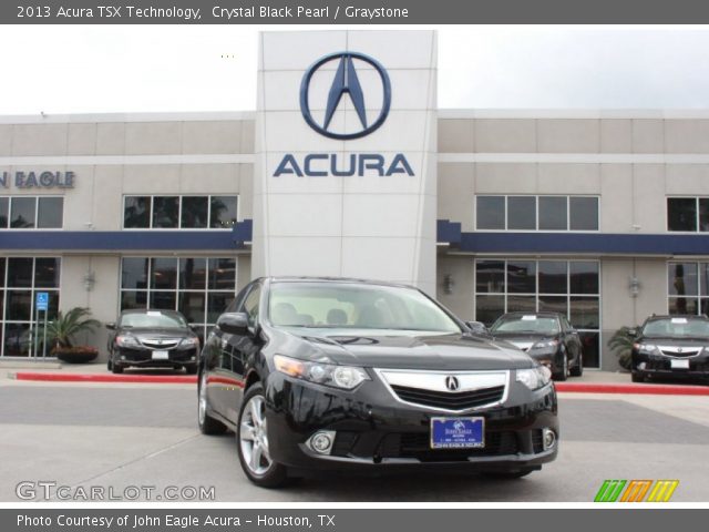 2013 Acura TSX Technology in Crystal Black Pearl