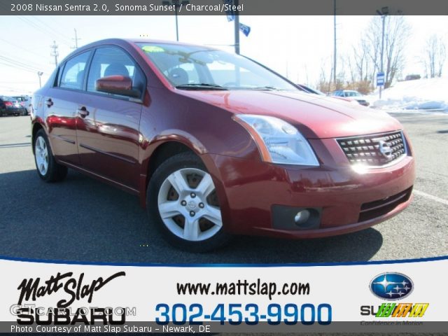 2008 Nissan Sentra 2.0 in Sonoma Sunset