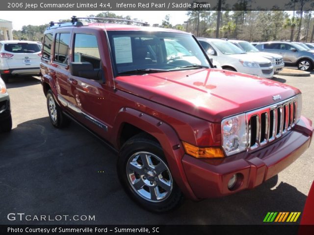 2006 Jeep Commander Limited 4x4 in Inferno Red Pearl